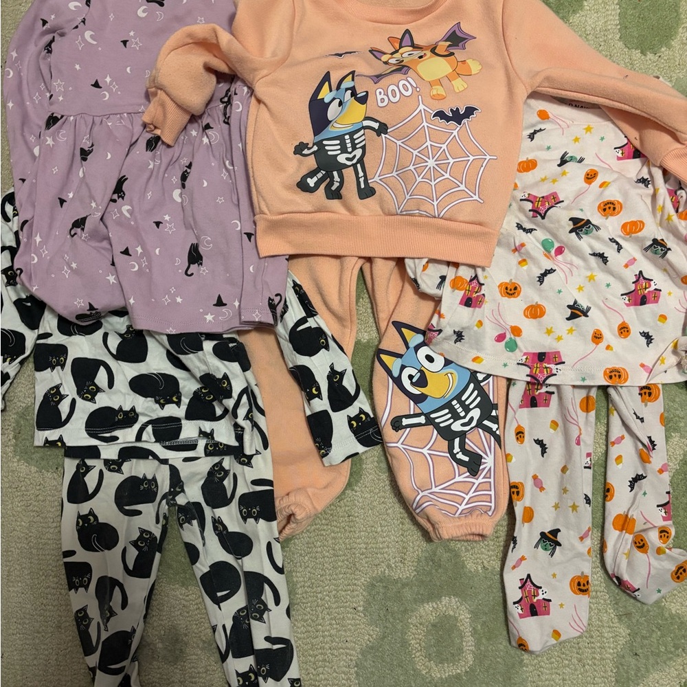 Toddler Girls Size 2t Halloween Outfit Bundle